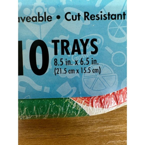 Glad Game Night Twister Snack Trays Lot of four 10 trays each - Picture 5 of 7